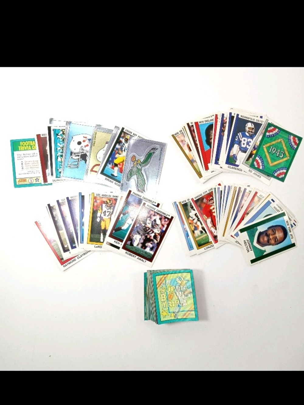 Panini Football Card Lot - Green and White Accents